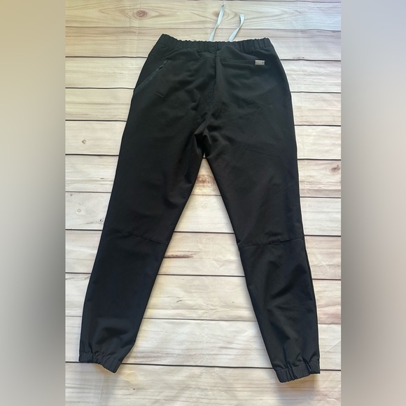 Figs | Men's  Jogger Scrub Pants Drawstring zipper Front 
Black pockets Small - Picture 2 of 12